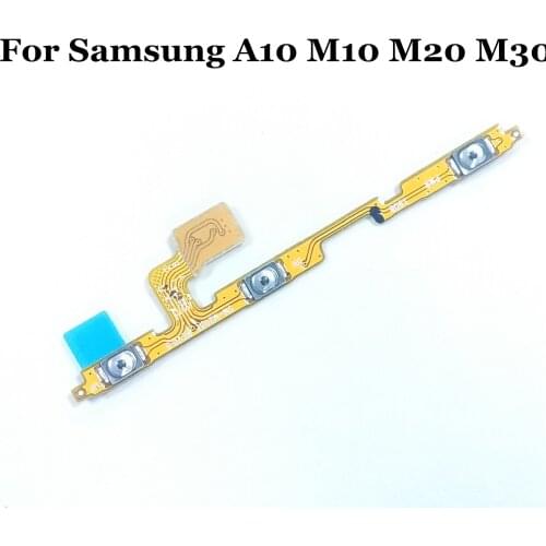 1 PCS Original ON OFF power Volume side buttons Flex cable For Samsung A10 A105F M10 M105F M20 M205F M30 M305F Replacement Parts
