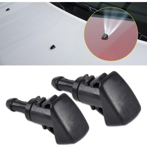 Beler 2Holes Windshield Washer Wiper Water Spray Nozzle 47186 for Chrysler 300 PT Cruiser Dodge Avenger Jeep Compass Ram 1500