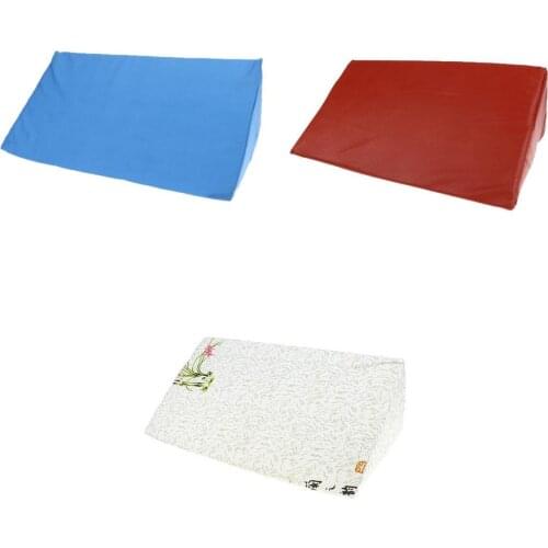3Pcs Bed Wedge Pillow Breathable Washable Cover Elevated Support Cushion for Reflux Lower Back Heartburn Post Nasal