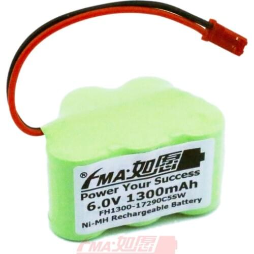 Receiver Battery Ni-MH Rechargeable cell 6V 1300mAh 1/2A_5SW