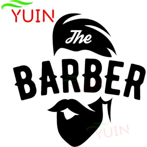 Car Sticker Decor Motorcycle Decals Barber Shop Salon Moustache Decorative Accessories Creative PVC Waterproof Sunscreen Decal