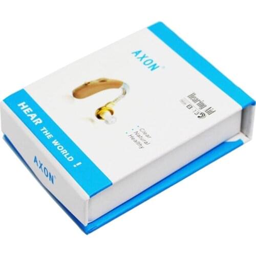 AXON B-13 Behind Ear Earhook Tone Adjustable Hearing Aids Ear Voice Sound Amplifier Invisible Enhancer Hearing Aid Device B13