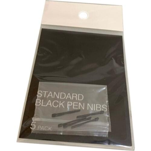 5Pcs Black Standard Nibs Pen Tip Graphic Drawing Pad Nibs for Wacom One DTC-133