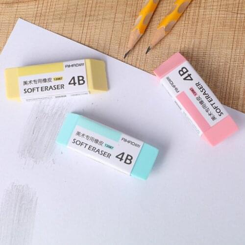 Color Eraser Novelty Cute Kids Eraser Cartoon Children 4b Like Skin Wipe Art Stationery Erasers for Kids Student Cute Gifts