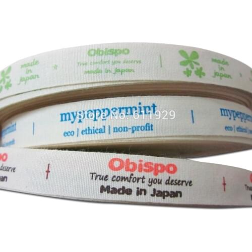 Free shipping garment tags/clothing cotton label printing/care label/main label/garment woven label/collar tag 1000 pcs a lot