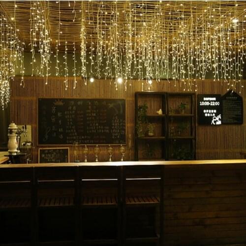 Connectable 5M led curtain icicle string lights led fairy lights Christmas lamps Icicle Lights Xmas Wedding Party Decoration