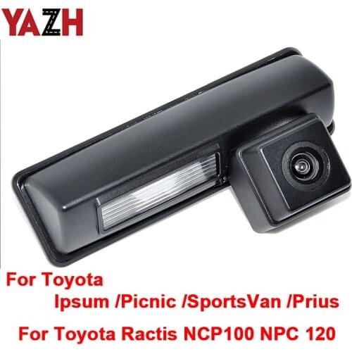 YAZH HD CCD Night Vision Backup Camera For Toyota Ipsum /Picnic /SportsVan /Prius/ Ractis NCP100 /NPC 120 Auto Camer