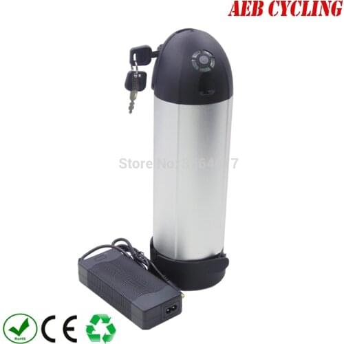 For beach cruiser electric bike bottle down tube 48V 13.2Ah high voltage Lithium-ion ebike battery with charger