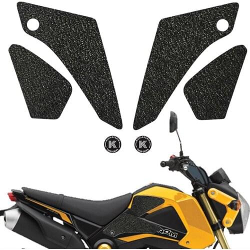 Motorcycle tank grip fuel tank traction pad side knee grip friction protector sticker for HONDA 2014-2015 GROM 2014-2015 MSX125