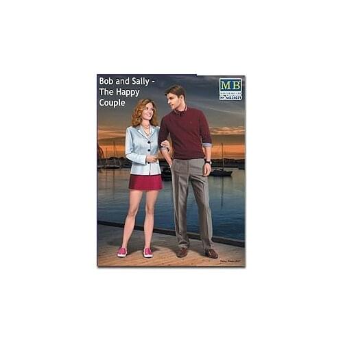Resin Figure Kit 1/24 Bob and Sally - The Happy Couple Unpainted Resin Kit