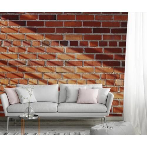 Bacal Customized 3D mural wallpaper modern contracted original vintage 3d red wall brick background wall decoration painting