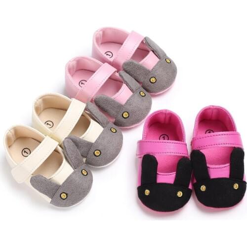 0-1 year old female baby cartoon princess soft bottom non-slip baby toddler shoes
