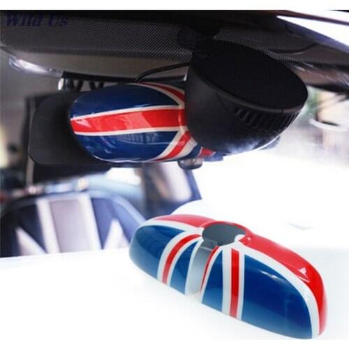 NEW 5.9*3.5inch Car Interior Rearview Mirror Cover Cap for Mini Cooper R55 R56 R60 R61 1Pcs