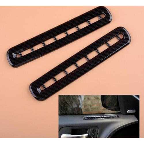 Beler 1Pair Car Door AC Air Vent Outlet Frame Trim Fit For Dodge Challenger 2015 2016 2017 2018 2019 2020