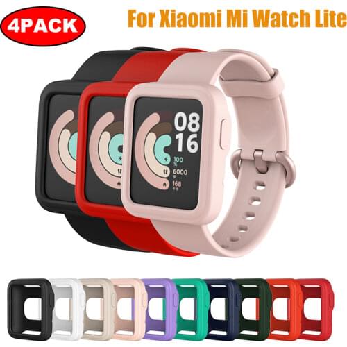 Strap For XiaoMi Mi Watch Lite Case Bracelet Silicone Strap Watch Band For Xiaomi Watch Lite Protector Case Cover Film Straps