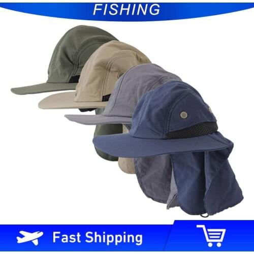 ILure Outdoor Fishing Polyester fabrics Material Telescopic 4 Colors Fisherman Cap Fishing Tackle