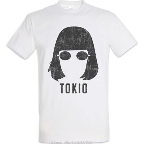 Tokio Face T-Shirt Money La Casa Haus des Heist de Names Papel Geldes Namen MenS High Quality Custom Printed Tops Hipster Tees
