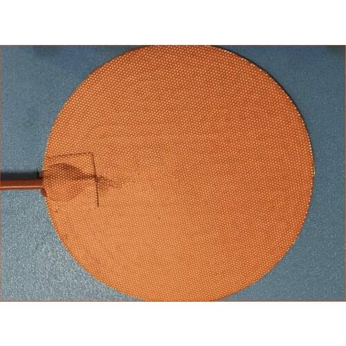 12v Dia170MM elettrico elemento riscaldante per stampante 3d silicone heating pad flexible heating element printer 3M adhesive
