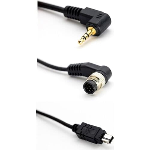 2 PCS) 2.5mm Remote Shutter Release Cable Connecting Cord C1 N1 N3 For Canon Nikon Pentax