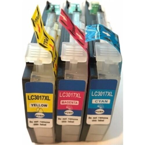 INKWAY 3 PACK LC3017 color set ink cartridge for Brother MFC-J5330DW/MFC-J6530DW/MFC-J6730DW/MFC-J6930DW etc