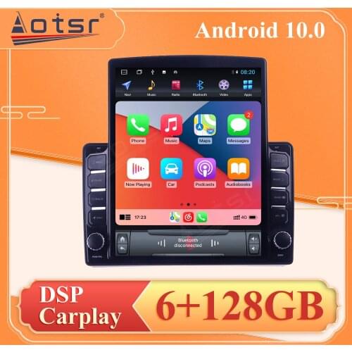 Tesla screen Android 10.0 4+128G Car Multimedia DVD player for Hyundai H1 Grand Starex 2007-2015 Radio audio WIFI GPS