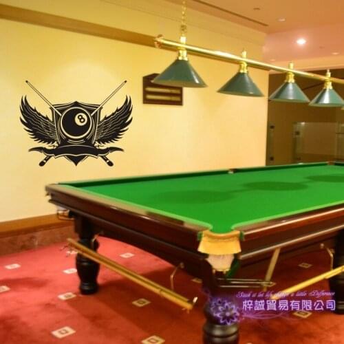 Billiards Wall Sticker Customized Snooker Decal Posters Vinyl Wall Decals Decor Mural Car Windows Billiards Decal