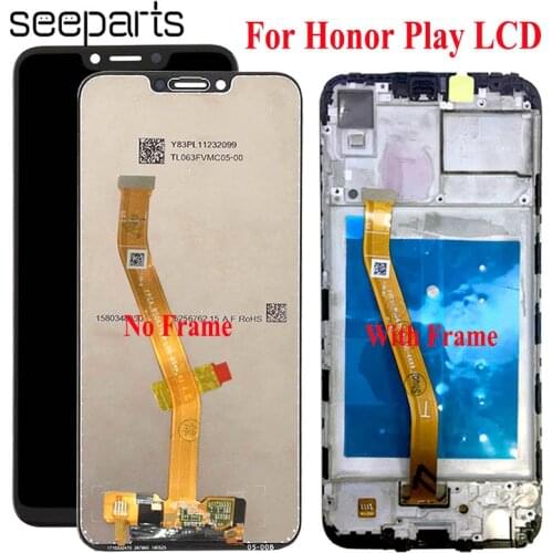 Display For Huawei Honor Play COR-L29 LCD Display Digitizer Touch Screen Assembly For Huawei honor play LCD With Frame