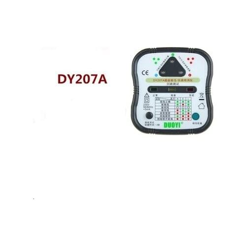 DY207A Socket Tester Leakage Switch Test Electroscope the Polarity Detection