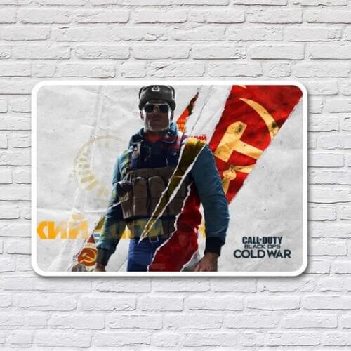 Geekbeyi Call Of Duty Cold War wall Poster wall graphics gráficos de parede настенная графика