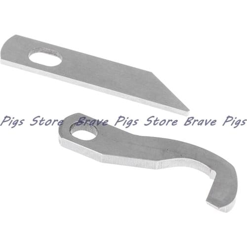 Knife Overlock Blade - Upper And Lower Compatible With Brother 925D 929D 1034D XB0563001+ X77683001 5BB5014