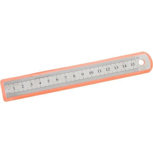 15cm Sewing Foot Sewing Stainless Steel Metal Straight Ruler Ruler Tool Precision Double Sided Measuring Tool