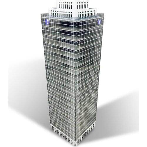 1/150 N Scale High-end Modernization Finished Diorama Train Building Model Kits Hard Plastic Model Sand Table Scene Decoration