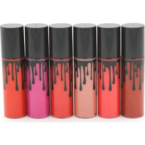 Matte Lipstick Lip Gloss Makeup 6 pics/lot Waterproof Matte Liquid Lipstick Lipgloss 8328