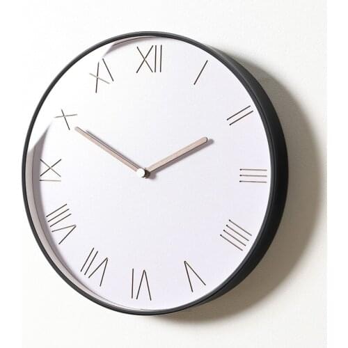 Nordic Luxury Wall Clock Metal Modern Simple Living Room Wall Watch Clock Mechanism Clocks Wall Home Decor Design Bedroom Gift