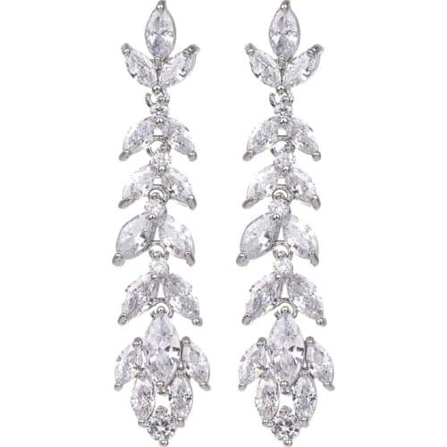 Bettyue New Stunning Branch Design Earring For Women&Girls Noble Decoration WIth AAA Zirconia Charming Jewelry Long Style Gift