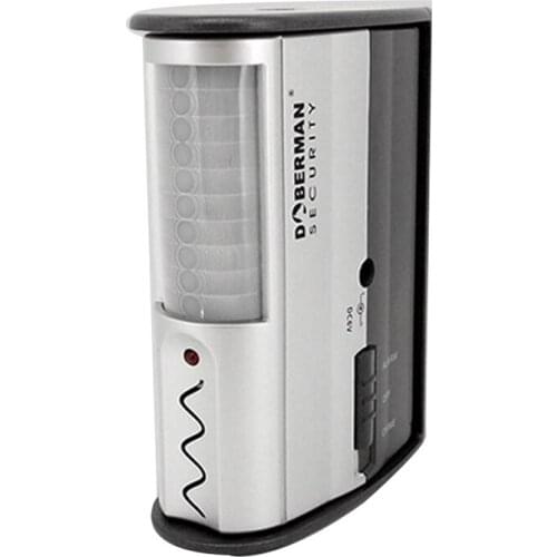 Doberman Security Infrared Technology Security Alarm, White (SE-0104)