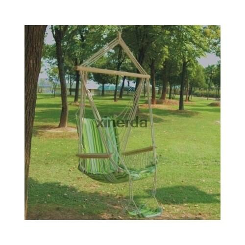 Outdoor Garden Beach Patio Yard Swing Hammock Hanging Chair Breathable Thick Cotton Canvas Swing Casual Adult Park