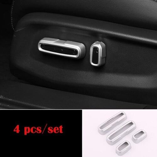 ABS Matte For Honda Insight 2018 2019 Accessories Car Seat adjustment Switch Cover Trim Sticker car styling 4pcs