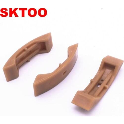 SKTOO 2pcs Camshaft Timing Chain Tensioner Shoe Pad fit for VW Golf Passat case for Audi Skoda 1.8T, 2.7, 2.7T, 2.4, 3.2, 4.2 V8