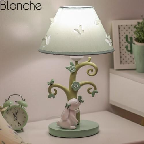 Modern Cartoon Desk Lamps lovely Table Lamp for Bedroom Dining Room Home Decor Lighting Fixtures Childrens Room Desk Luminaire