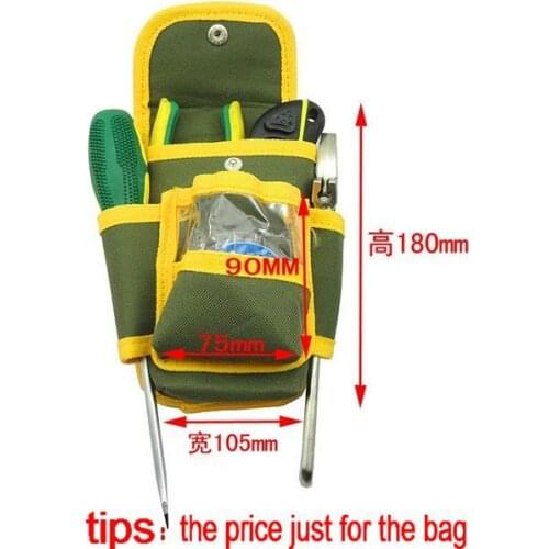 SunRed high quality green electronic newest 600D oxford pocket tool pouch hand tools NO.109 freeshipping