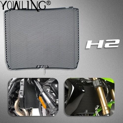 Motorcycle Accessories Radiator Guard Protector Grille Grill Cover For Kawasaki Ninja H2R H2 2015 2016 2017 2018 2019 2020 2021