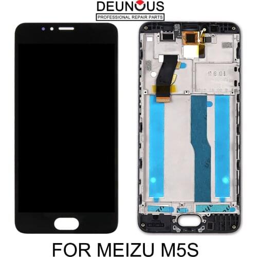 AAA Quality LCD+Frame For MEIZU M5S Lcd Display 5.2 Inch Screen+Digitizer Touch screen For MEIZU M5S M612h LCD