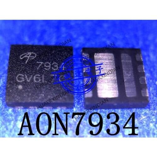 1Pieces New Original AON7934 AO7934 7934 QFN8 1. In Stock Real Picture
