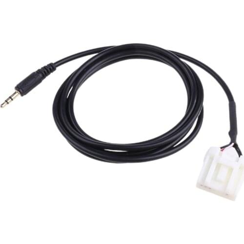 1Pc Universal 3.5MM Mini Jack AUX In Audio Cable For Mazda 3 Mazda 5 Mazda 6 Mazda 2