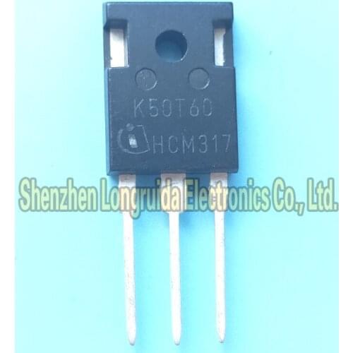 10PCS K50T60 IKW50N60T TO-247 MOSFET TRANSISTOR 50A 600V
