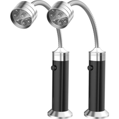 2 Pack Barbecue Grill Light Magnetic 360 Degree Adjustable BBQ Light Weather Resistant Outdoor Grill Lights BBQ Accessories Tool