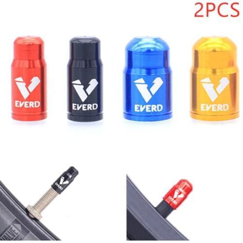 2pcs Aluminum Bike Valve Cap Ultralight Mountain Road Bicycle Tire Cap Schrader/Presta Tire Valve Protector MTB Accessories