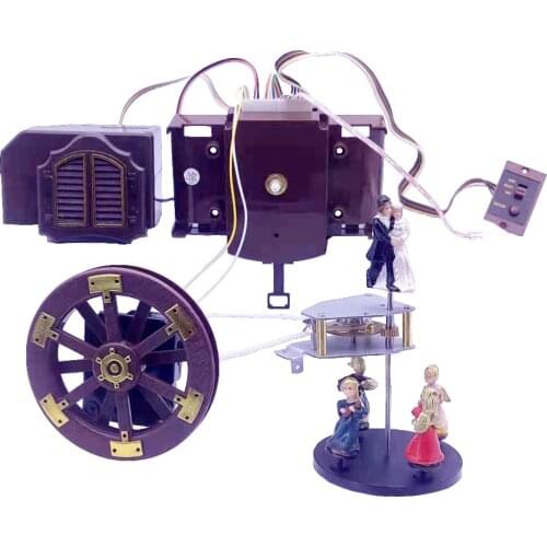 Cuckoo-Palace Large German Cuckoo Clock - The Seesaw Mill Chalet with Quartz Movement  with Moving Seesaw - Black Forest Clock