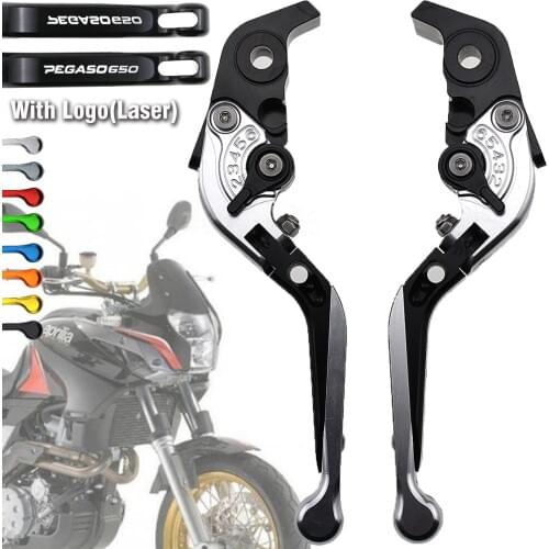 For Aprilia Pegaso 650 Strada 1992-1996 Folding Extendable CNC Adjustable Brake Clutch Levers